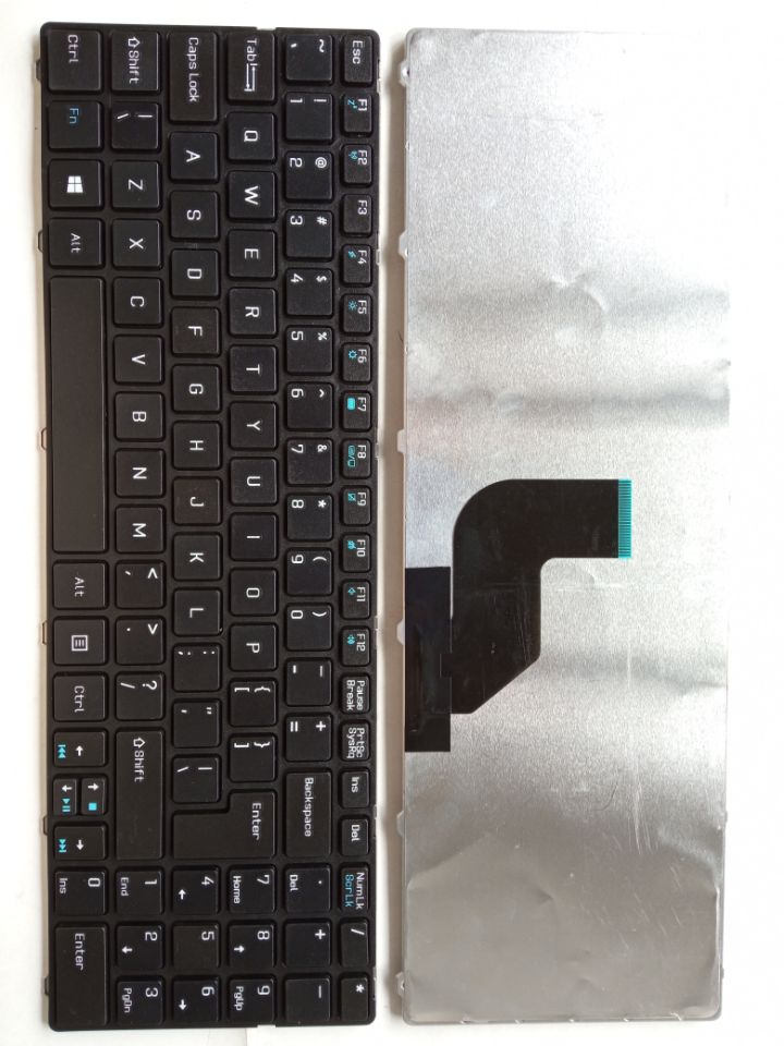 Picture of New Replacement Laptop Keyboard For MSI CR640 BLACK FRAME BLACK (OEM) UI Layout